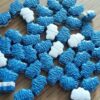 BLUE AND WHITE SKYPE 200MG MDMA (50 Tabs)